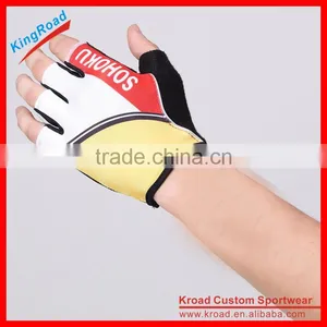 Unisex Custom Bike Cycling Gloves, Nice Customized Cycling Gloves, Non Slip Breathable Racing Gloves thumbnail-2