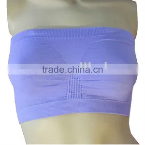 Ladies Sexy Seamless Tube Bra Vest thumbnail-1