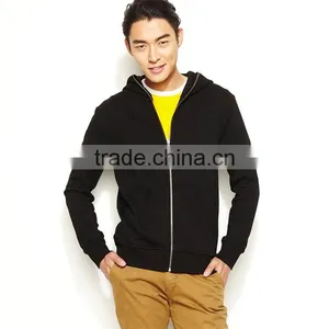 Custom Cheap Fitness Hoodies Thin Fleece Zip up Hoodies Men thumbnail-1