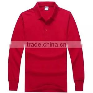 Customzied Blank Polo Shirt With Long Sleeves Unisex Autumn&Winter Top Clothings With Private Labels Or Company Logo Print thumbnail-3