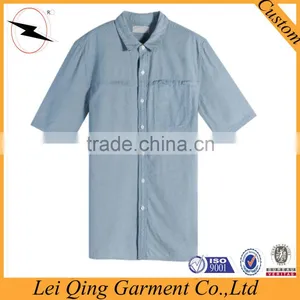 Newest Men's Denim Shirt British Style Factory Price,men's Fashion Shirt Casual/dress Shirts thumbnail-1