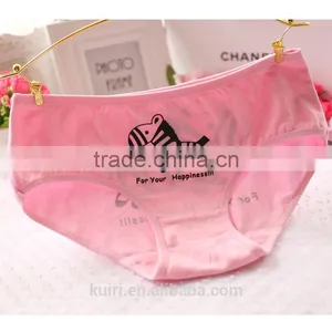 Top Quality Teen Girls Cut Cartoon Horse Underwear Women Cotton Panties thumbnail-5