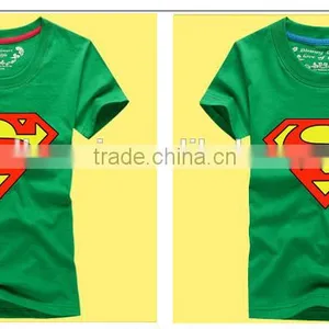 New Cheap Wholesale Pure Cotton Printed t Shirt for Couples thumbnail-4