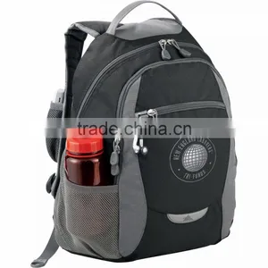 High Sierra Curve Backpack - Large Front Load Main Compartment, Organizer Compartment With Pen Pockets and Comes With Your Logo thumbnail-1