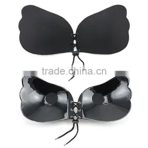 Walson Summer Women Strapless Self Adhesive Push-up Invisible Silicone Bra thumbnail-4