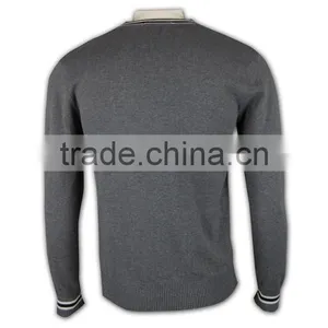 ISO9001/BSCI Manufature Customized Boys Knitted Varsity Cardigans Sweaters thumbnail-4