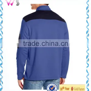 Polyester Dri Fit Men Blank Custom Zipper Thumb Hole Jersey thumbnail-2