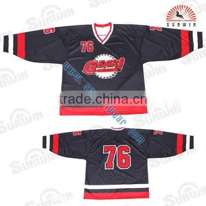 Goalie Cut High Quality Custom Sublimated Ice Hockey Jersey Wholesale From China thumbnail-6