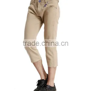Wholesale Cheap New Style Hot Sale OEM Service Men Khaki Capri Jogger Pants thumbnail-2