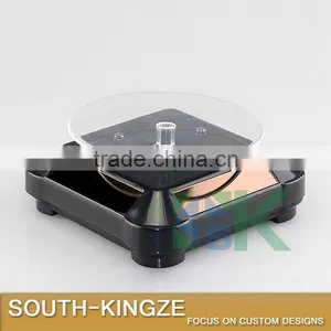 Square Acrylic Rotating Solar Power Display Case/Display Stack thumbnail-3