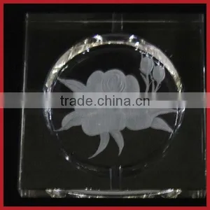 2013 Fashion Crystal Ashtray Stand,Engraved Crystal Ashtray For Business Gift thumbnail-1