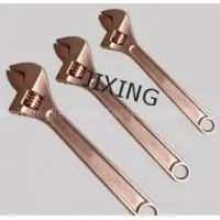 Non Sparking Adjustable Wrench,Copper Spanner thumbnail-2