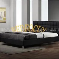 Luxury Bedroom Fancy Furniture PU Leather Bed Bed-P-110 thumbnail-1