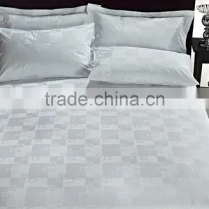 China Wholesale Hotel Linen, Hotel Bed Linen 100% Cotton, Jacquard Bedding Set for Star Hotels thumbnail-2