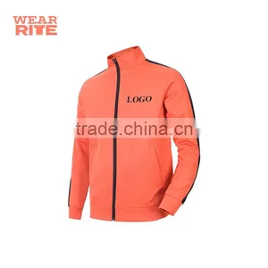 Custom Logo Embroided Long Sleeve Zipper Jackets thumbnail-4