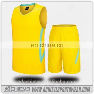 Wholesale Blank European Basketball Uniforms Shorts Design Jersey thumbnail-4