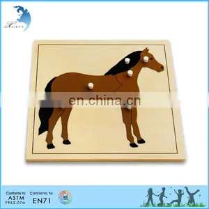 Educational Montessori Toys 3D Wooden Cube Jigsaw Games Puzzle for Kids thumbnail-3