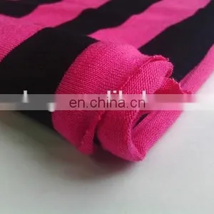 Winfar Textile Super Soft Single Jersey (Vortex) Yarn Dyed Knit Stretch Rayon Fabric for Garment thumbnail-2