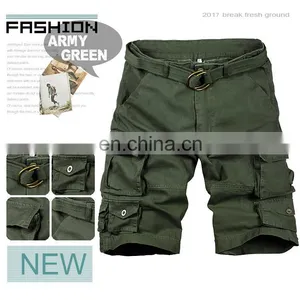 Summer High Quality Outdoor Casual Custom Cheap 100% Cotton Multi Color 1/2 Baggy Cargo Shorts for Men Professional Manufacturer thumbnail-1