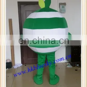 Custom Made Green Apple Mascot Costumes thumbnail-1