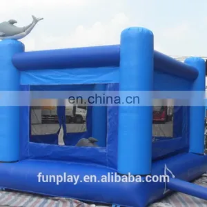 HI 0.55mm Pvc Commercial Bouncy Castle Inflatable Bouncer Shark Jumping Castle Hot Sale thumbnail-5