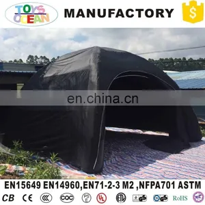 Black Dome Inflatable Advertising Tent, Gaint Inflatable Dome Tent For Sale thumbnail-1