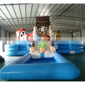Funny Inflatable Pirate Water Slide for Kids&adult,giant Inflatable Water Slide, thumbnail-1