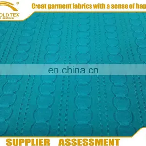 Polyester Spandex DTY Jersey Fabric Printed Stripe Jacquard Knit thumbnail-3