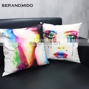 Fashion Colorful Magic Squares Throw Pillow Case Cushion Cover thumbnail-1