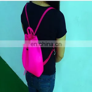 Hot Sale En-friendly Candy Colors Backpack Silicon Rubber Kids School Bag thumbnail-4