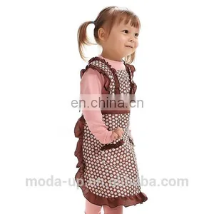 Printed Apron With Lace for Children thumbnail-2