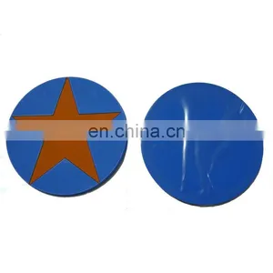 Personalised Customized Wholesale Quality Factory Direct Made Promotion PVC Cup Coaster , Professional Soft PVC Mug Mat Supplier thumbnail-1