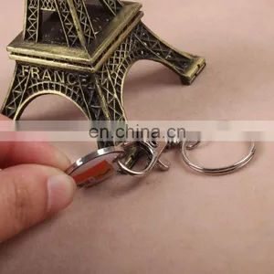 Wholesale 2016 Promotional Custom Logo Key Chain Metal Keychain thumbnail-3