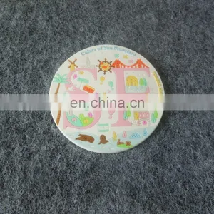 Promotion Round Shaped Embossed Letter Logo Coaster Cup Mat thumbnail-1
