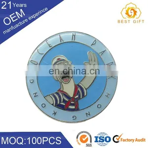 Wholesale Custom Logo Design Metal Iron Clothing Badge for Working Clothes School Uniform thumbnail-5
