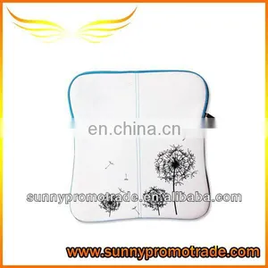 White Printing Flower Neoprene Pad Bag for Laptop With Your Logo thumbnail-1