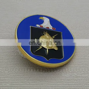 High Quality Metal Gold Replica Coin With Soft Enamel thumbnail-3