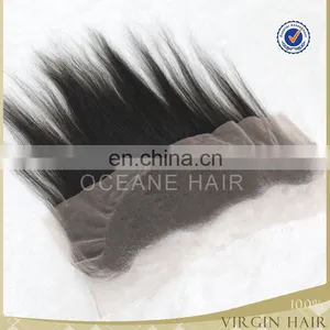 Wholesale Virgin Brazilain Hair Brazilian Lace Front Closure 4x13 120 Density thumbnail-1