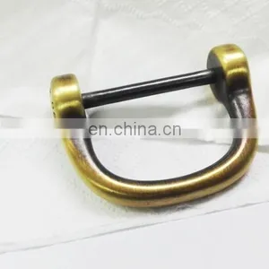 Brass Gold High Quality d Ring Buckle for Bags thumbnail-1