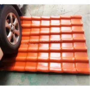Factory 3mm Synthetic Resin Roof Tile 1050mm Wide ASA Coated Waterproof PVC Corrugated Roof Tiles thumbnail-3
