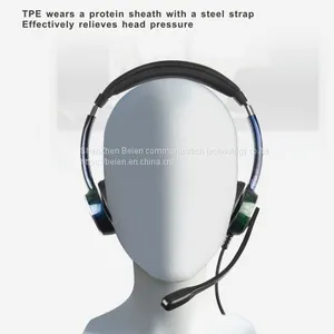 China Beien FC22 USB Business Telephone Headset for Call Center Customer Service Multimedia Teaching Headset thumbnail-1