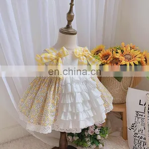 Spain Kids Dress for Girls Princess Birthday Party Dresses Lolita Baby Girl Wedding Costumes Kids Clothing thumbnail-1