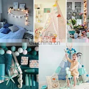 Top Quality Romantic LED Cotton String Light For Holiday Party Decoration Garden Lights Tree Decorative Indoor Lights thumbnail-5