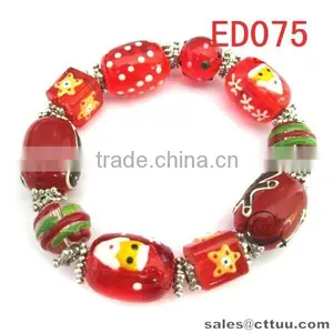 Cheap Christmas Gift Glass Bead Bracelet for Child thumbnail-4