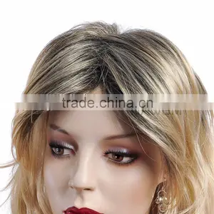 Female Straight Inclined Bang Blending Wig Hair thumbnail-4