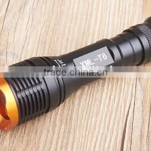 10W Aluminum Strong Bright t6 Zoomable Flashlight thumbnail-3