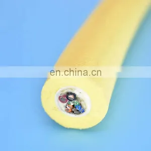 2 Power Cores With 4 Twisted Pair Cat5e Signal Wire ROV Tether PUR Foaming Cable Remote Control Vehicle Cable thumbnail-1