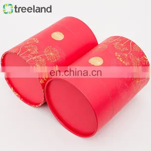 Biodegradable Recycled Printed Paper Skincare Beauty Sets Big Round Paper Boxes thumbnail-5