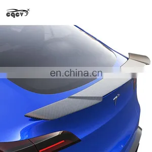 For Tesla Model Y Zeus Style Carbon Fiber Front Lip Spoiler Side Skirt Rear Diffuser for Model Y thumbnail-1
