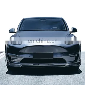 Car Accessories for Tesla Mdoel y Front Lip Side Skirt Wide Fender Flares Rear Diffuser Spoiler Wide Bodykits thumbnail-2